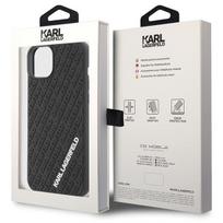 telefono deklas karl lagerfeld - Karl Lagerfeld "3D Rubber Multi Logo iPhone 15 Plus" Black - 2 nuotrauka