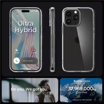 spigen iphone 15 - Spigen Crystal Hybrid, crystal dėklas telefonui skaidrus - Apple iPhone 15 Pro Max - 9 nuotrauka