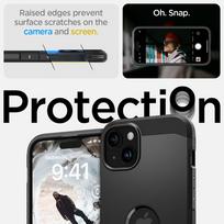 tough armor spigen - Spigen "Tough Armor MAG MagSafe iPhone 15" Black - 4 nuotrauka