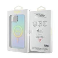 iphone 15 plus magsafe deklas - Guess "IML Iridescent MagSafe iPhone 15 Plus" Turquoise - 2 nuotrauka