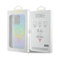 iphone 15 pro telefonai - Guess "IML Iridescent MagSafe iPhone 15 Pro Max" Turquoise - 2 nuotrauka