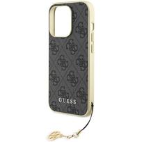 deklas iphone 15 pro guess - Guess "GUHCP15LGF4GGR 4G Charms Collection iPhone 15 Pro" Grey - 4 nuotrauka