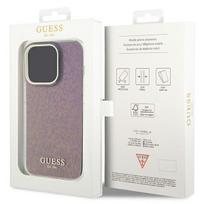 deklas iphone 15 pro guess - Guess "IML Faceted Mirror Disco Iridescent iPhone 15 Pro" Pink - 2 nuotrauka
