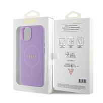 apple iphone 6 - Guess "GUHMP15SPSAHMCU Hardcase Saffiano MagSafe iPhone 15" Purple - 2 nuotrauka