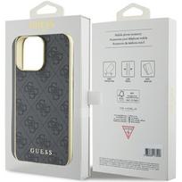 iphone 15 pro pilkas - Guess "4G Charms Collection iPhone 15 Pro Max" Grey - 2 nuotrauka