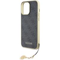 iphone 15 pro pilkas - Guess "4G Charms Collection iPhone 15 Pro Max" Grey - 4 nuotrauka