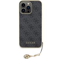 iphone 15 pro pilkas - Guess "4G Charms Collection iPhone 15 Pro Max" Grey - 5 nuotrauka