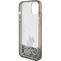 telefono deklas karl lagerfeld - Karl Lagerfeld "Liquid Glitter Choupette iPhone 15 Plus" Transparent - 3 nuotrauka