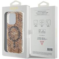 deklas iphone 15 pro guess - Guess "GUHMP15LH4STW IML 4G MagSafe Case iPhone 15 Pro" Brown - 2 nuotrauka