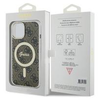 iphone 13 telefono deklas guess - Guess "GUHMP15SH4STW IML 4G MagSafe Case iPhone 15" Brown - 2 nuotrauka