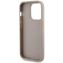iphone telefonai - Guess "Strass Metal Logo iPhone 15 Pro" Black - 3 nuotrauka