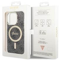 apple iphone 6 - Guess "GUHMP15LH4STK IML 4G MagSafe Case iPhone 15 Pro" Black - 2 nuotrauka