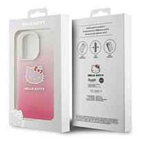 apple iphone 13 pink - Apple iPhone 13 Pro Hello Kitty dėklas IML Gradient Electrop Kitty Head (HKHCP13LHDGKEP) rožinės spalvos - 2 nuotrauka