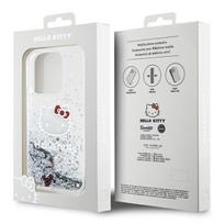 iphone 15 pro telefonai - Apple iPhone 15 Pro Hello Kitty dėklas Liquid Glitter Charms Kitty Head (HKHCP15LLIKHET) sidabrinės spalvos - 2 nuotrauka