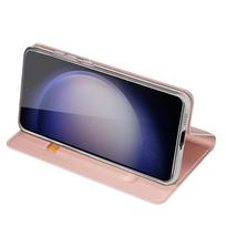 telefono deklai atverciami samsung - Dux Ducis "Skin Pro" Dėklas Samsung Galaxy S24 Ultra Rožinis (Pink) - 7 nuotrauka