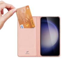 telefono deklai atverciami samsung - Dux Ducis "Skin Pro" Dėklas Samsung Galaxy S24 Ultra Rožinis (Pink) - 10 nuotrauka