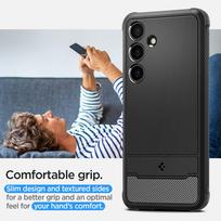 spigen deklas samsung s24 - Spigen "Rugged Armor Galaxy S24" Matte Black - 4 nuotrauka