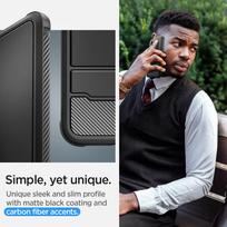 spigen deklas samsung s24 - Spigen "Rugged Armor Galaxy S24" Matte Black - 6 nuotrauka