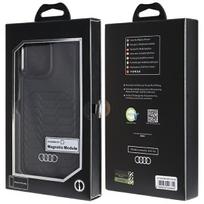 iphone 13 pro with magsafe - Audi Synthetic Leather Case with MagSafe for Apple iPhone 13 Pro Max - Juodas (Black) - 2 nuotrauka