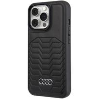 iphone 13 pro with magsafe - Audi Synthetic Leather Case with MagSafe for Apple iPhone 13 Pro Max - Juodas (Black) - 3 nuotrauka