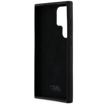 s23 ultra deklas - Karl Lagerfeld silikoninis dėklas Samsung Galaxy S23 Ultra Ikonik Metal Pin (KLHCS23LSMHKNPK) Juodas (Black) - 3 nuotrauka