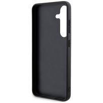 samsung s24 deklas leather - DKNY Odinis Dėklas Checkered Mono Pattern su Spausdintomis Juostelėmis Samsung Galaxy S24+ Juodas (Black) - 3 nuotrauka