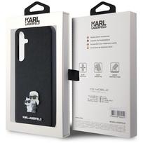samsung galaxy a356 - Karl Lagerfeld "Saffiano Karl&Choupette Pin" dėklas Samsung Galaxy A35 5G Juodas (Black) - 2 nuotrauka