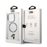 deklas apple iphone 14 - Apple iPhone 14 Pro Karl Lagerfeld dėklas IML NFT Karl&Choupette Magsafe (KLHMP14LHNKCIT) skaidrus - 2 nuotrauka
