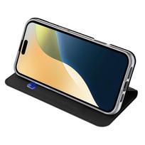 atverciami deklai iphone 16 pro - Dux Ducis "Skin Pro Case iPhone 16 Plus" Black - 10 nuotrauka