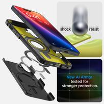 magsafe stovas - Spigen Tough Armor MAG iPhone 16 MagSafe black ACS0821 - 7 nuotrauka