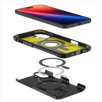 magsafe stovas - Spigen Tough Armor MAG iPhone 16 MagSafe black ACS0821 - 9 nuotrauka