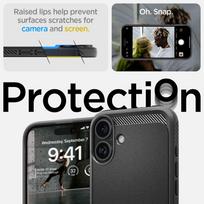 iphone 16 case - Spigen Rugged Armor MagSafe case for iPhone 16 black ACS08214 - 6 nuotrauka
