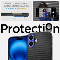 iphone air spigen - Spigen Liquid Air iPhone 16 black ACS08194 - 4 nuotrauka