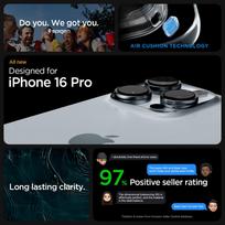spigen iphone 16 pro ultra hybrid - Spigen Ultra Hybrid iPhone 16 Pro clear ACS08121 - 6 nuotrauka