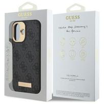 iphone 16 deklas guess - Guess 4G Circle Classic Logo MagSafe dėklas iPhone 16 Juodas (Black) - 2 nuotrauka