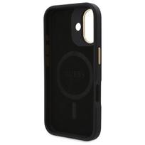 iphone 16 deklas guess - Guess 4G Circle Classic Logo MagSafe dėklas iPhone 16 Juodas (Black) - 3 nuotrauka