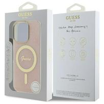 iphone ring - Guess "4G Ring Classic Logo MagSafe Case iPhone 16 Pro Max" Pink - 2 nuotrauka