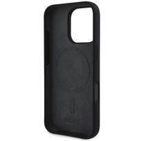 iphone 16 pro apple silicone deklas - Dkny "Silicone White Printed Logo MagSafe Case iPhone 16 Pro Max" Black - 3 nuotrauka