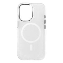 samsung galaxy s24 fe deklas - Wozinsky Glitter Case with Mag Safe for Samsung Galaxy S24 FE - Skaidrus su blizgučiais (Clear with Glitter) - 5 nuotrauka