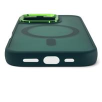 samsung galaxy s24 fe deklas - Wozinsky Skystas Silikoninis Dėklas MagSafe Samsung Galaxy S24 FE - Žalias (Green) - 4 nuotrauka