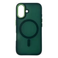 samsung galaxy s24 fe deklas - Wozinsky Skystas Silikoninis Dėklas MagSafe Samsung Galaxy S24 FE - Žalias (Green) - 8 nuotrauka