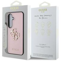 samsung galaxy s25 plus deklas - Guess "Grained Big 4G Logo Small Classic Logo Case Galaxy S25 Plus" Pink - 2 nuotrauka
