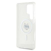 magsafe s25 ultra - Karl Lagerfeld "Button Choupette Head Printed Logo MagSafe Galaxy S25 Ultra" White - 3 nuotrauka