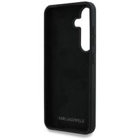 case silicone samsung s25 - Karl Lagerfeld "Lagerfeld Silicone Metal Signature Logo Galaxy S25" Black - 3 nuotrauka