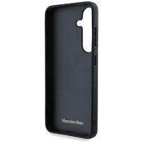 deklas stitch - Mercedes "Leather Curved Stitches Galaxy S25" Black - 3 nuotrauka