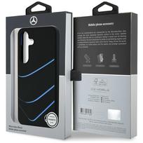 case silicone samsung s25 - Mercedes "Silicone Contrasted Curves MagSafe Galaxy S25" Black - 2 nuotrauka