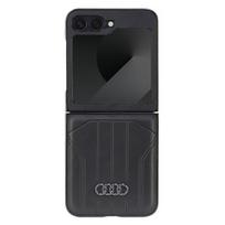 z flip6 - Audi "Synthetic Leather MagSafe Galaxy Z Flip 6" Black - 2 nuotrauka