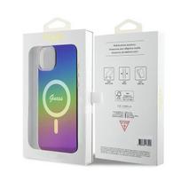 deklas iphone 13 guess - Guess "IML Iridescent MagSafe iPhone 15" Rainbow - 2 nuotrauka