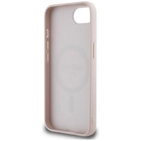 apple 17e - Guess 4G Circle Classic Logo MagSafe dėklas iPhone 16e - Rožinis (Pink) - 3 nuotrauka
