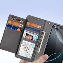 telefono pinigine iphone - Dux Ducis Lawa odinis dėklas skirtas Apple iPhone 16 Pro Max su nuimama magnetine pinigine - Pilkas (Gray) - 7 nuotrauka